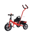 China fabricante promover carrinho de bebê de preço barato / triciclo de bebê de três rodas com treinar alça de bar / triciclo de carrinho de bebê